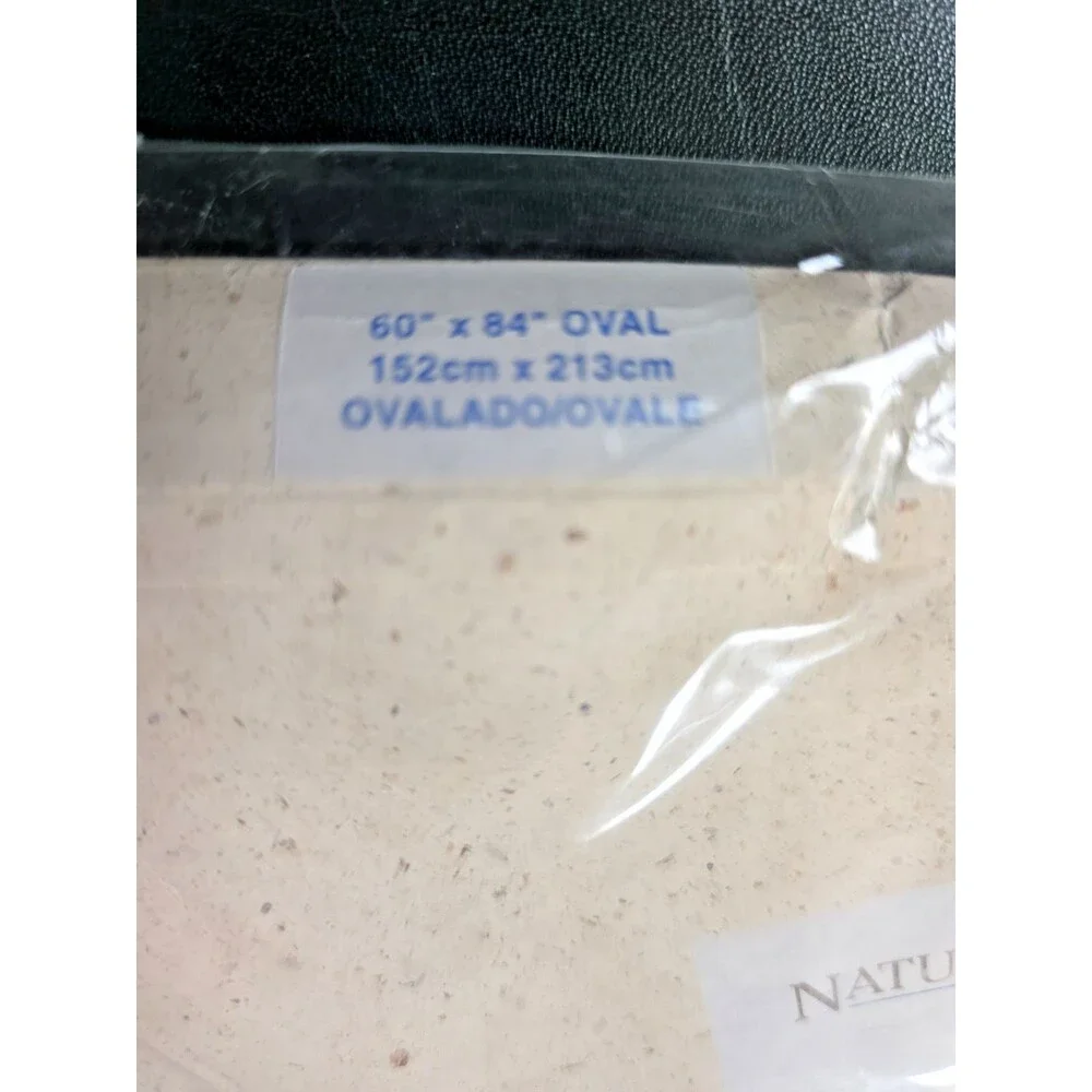 Natural Impressions Jacquard Tablecloth Oval 60 x 84